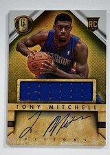 2013-14 Panini Gold Standard #246 Tony Mitchell Auto Relic Card  AR92