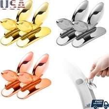 3 Pairs Toilet Seat Handle Lifter Hands Free Toilet Lid Opener Easy Installation