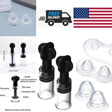 Nipple Corrector 4 Pcs Silicone Suction Cups for Flat Inverted Nipples Support