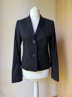 Windsor Damen Blazer Kurzblazer Jacke Gr. 38 M Schwarz neuwertig 