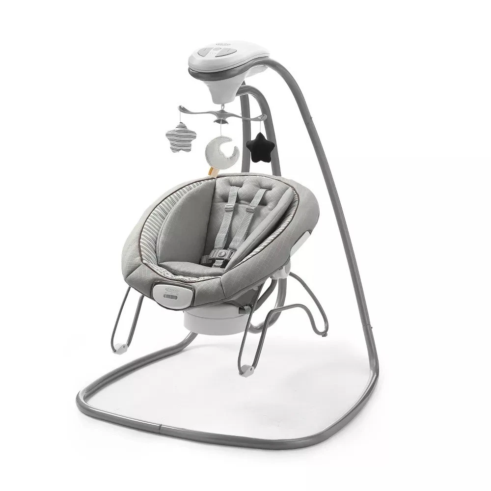 Graco DuetConnect Deluxe Multi-Direction Baby Swing and Bouncer - Britton
Opens in a new window or t