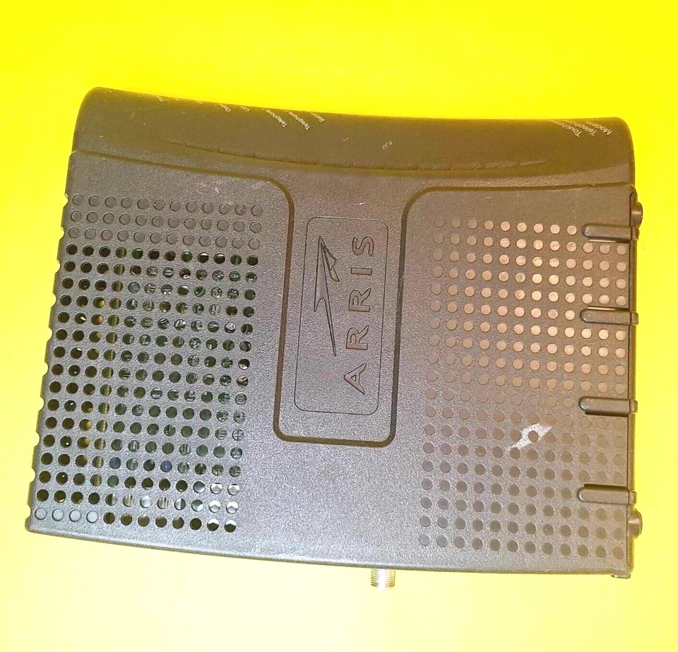 ARRIS TM602G/115 DOCSIS 2.0 TELEPHONY MODEM VOICE-OVER-IP VOIP HIGH-SPEED BLACK - Image 4 of 4