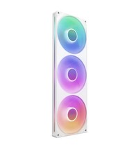 Image of Nzxt F420 Rgb Core 420Mm White Single-Frame Triple Fan Unit