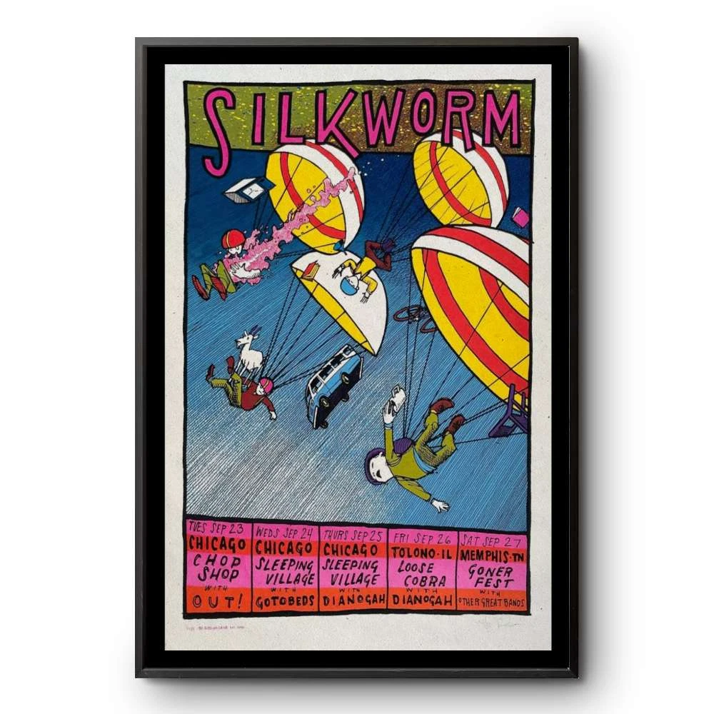 Silkworm Tour September 2025 Poster