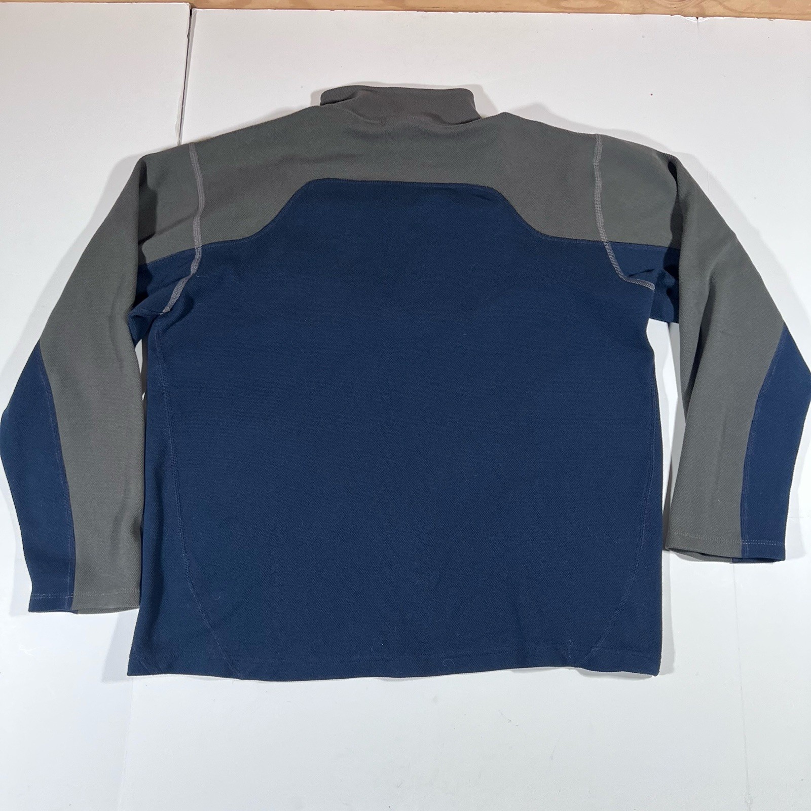 The North Face 1/4 Zip Two Tone Fleece Jacket Chest Pocket Men's Medium thumbnail 7