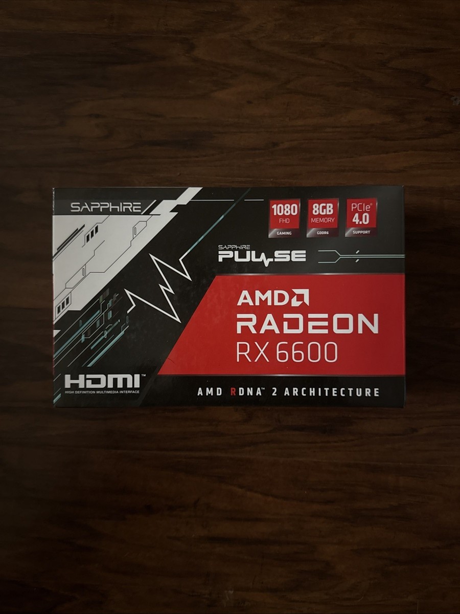 SAPPHIRE PULSE AMD Radeon RX 6600 8GB GDDR6 Graphics Card for sale