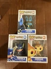 Lot Of 3 Funko Pop Pokemon: Greninja 968 Chimchar 963 Lucario 856