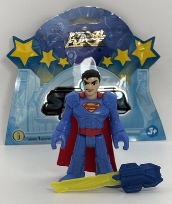 Imaginext DC Super Friends METAL FORCE SUPERMAN mini figure LOOSE Fisher Price