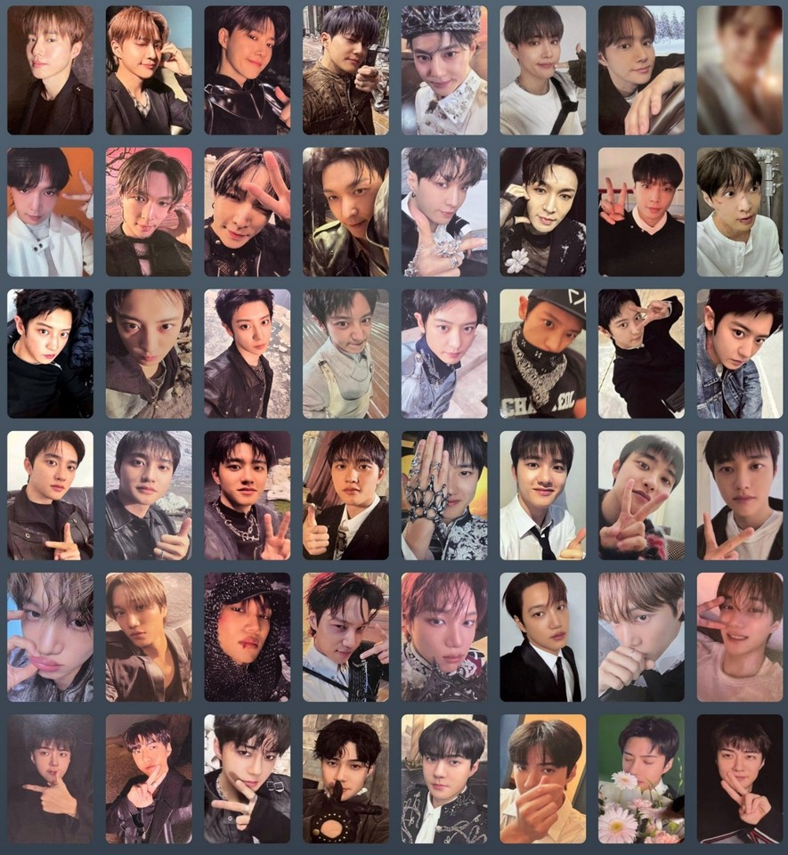 EXO 8th Album REVERXE Compact EX-Vision Big SMini Photobook Ver. Photocard