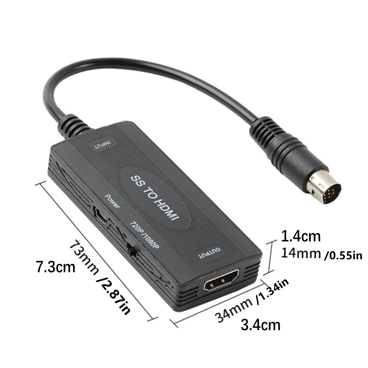 HDMI Adapter For Sega Saturn Console SS To HD 1080P Plug and Play