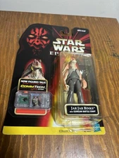 1998 Star Wars Episode 1 Jar Jar Binks CommTech Chip Action Figure Unopened