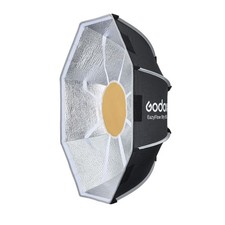Godox EazyFlow Foldable Bowens Mount Beauty Dish 25.6" Black Silver