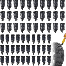 61PCS Premium Tire Repair Screw Kit Car Tyre Puncture Plug Nail Tubeless Fix
