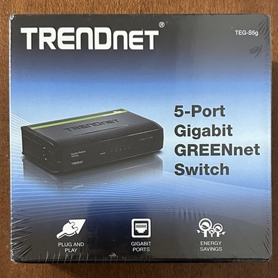 TRENDnet TEG TEG-S5g/A 5 Ports External Switch Plug & Play