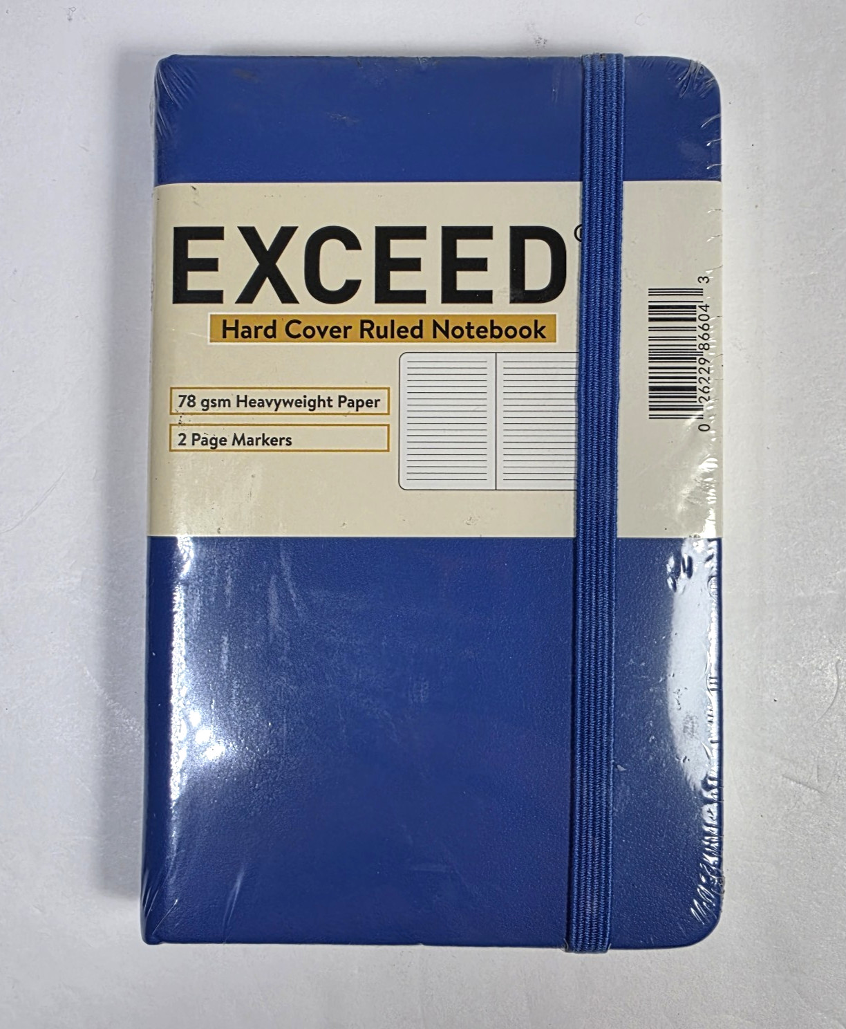 Exceed Hard Cover Ruled Notebook, 96 Sheets Expandable Inner