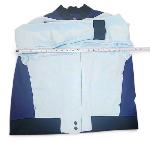 Chaqueta Nike Tech Fleece Destroyer para mujer cremallera completa azul claro negra 835544-411 - Imagen 9 de 10
