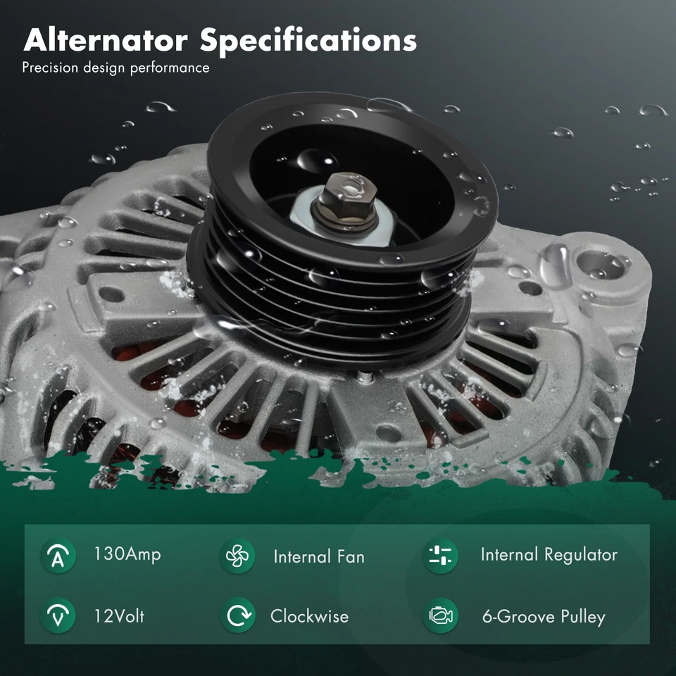 Alternador para Hyundai Veracruz 2007-2012 3.8L 130 Amp 11191N 11193 021319153 Foto 2 de 4