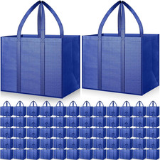30 Pack Large Reusable Shopping Bags Bulk