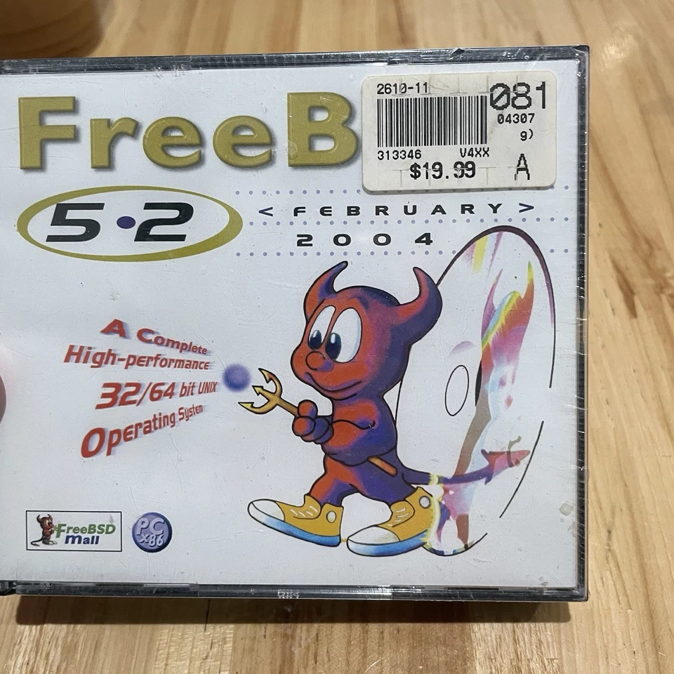 FreeBSD 5.2 February 2004 BSD 32 / 64 bit Unix Operating System SEALED - Image 2 of 4