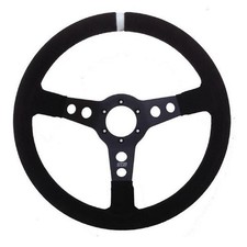 Volant Pro Noir 35cm P70mm Branches Noires Peau Retournee