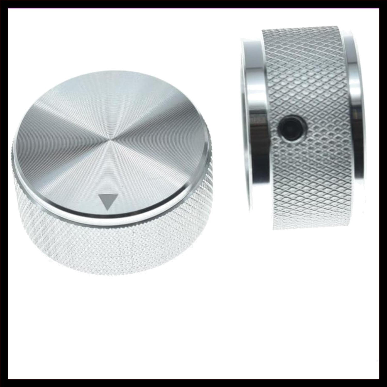 30mm Aluminium Pot Knobs Set - Universal Fit for Amplifiers & Preamps