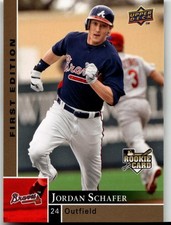 Jordan Schafer 2009 Upper Deck First Edition Baseball Atlanta Braves