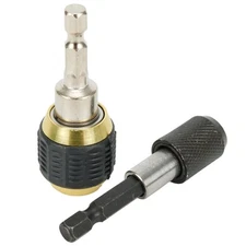 Convenient Hex Shank Quick Change Drill Adapter 60mm Length (Set of 2)