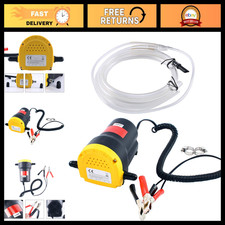 12V 60W Electric Oil Extractor Pump for Engine Oil  Diesel Fuel Transfer, Tubes