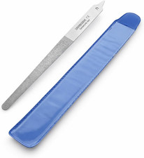 6" Double Sided Diamond Nail File Steel for Natural Acrylic Nails