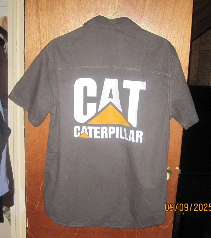 BRAND NEW OUTDOOR CATERPILLAR CARGO SHIRT GREY 2XL - Image 3 of 4