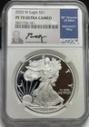 2020-W Proof $1 American Silver Eagle - NGC PF 70 UC - Moy Signed