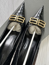 Balenciaga Damen Pumps EU 40 Schwarz Leder Kr...