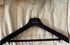 Louis Vuitton LV Black & Gold Velvet  Hanger