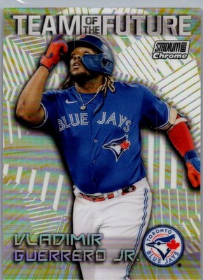 2022 TOPPS STADIUM CLUB CHROME VLADIMIR GUERRERO JR TOF-3 TEAM OF THE FUTUR bx3b
