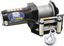 Superwinch 1120210 Lt2000 2000lb 12v Dc Winch With Steel Wire Rope - Black