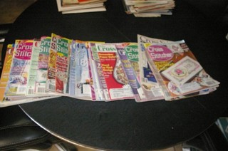 Large Cross Stitch pattern collection. 2 feet thick!