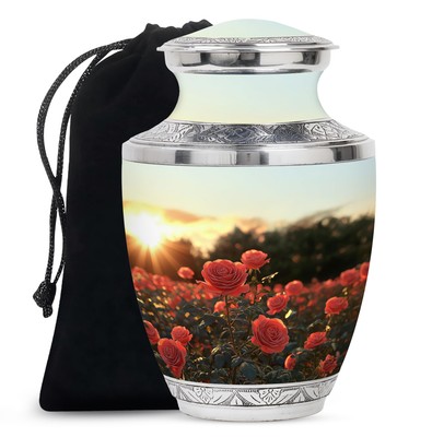 Rose Urn 10Inch for Human Ashes Large Urns for Ash Cremation & Decorative