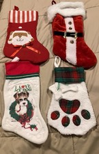 Lot Of 4 Christmas Stockings