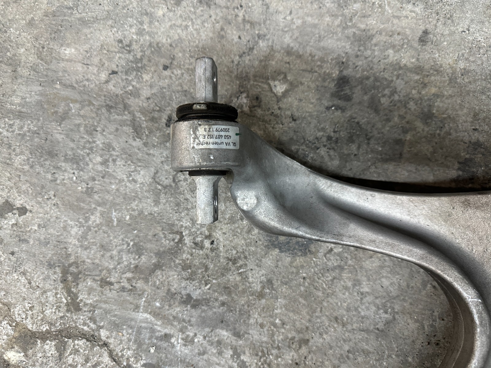 2018 AUDI R8 FRONT RIGHT LOWER SUSPENSION CONTROL ARM OEM 4S0.407.152.E