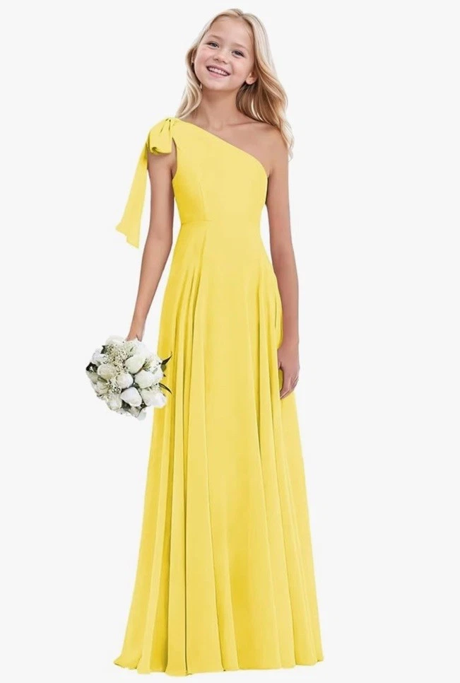 ebay yellow bridesmaid dresses Yellow Bridesmaids Dresses Prom dress satin long dress(There are 4 styles  of dresses in the picture) fg4664 main image 1