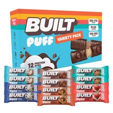 Puff Protein Bars Variety Pack 1517g Protein Snack Bars with Collagen Calo... 19.29 per gallon