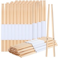36 Pairs Drumsticks Maple Round Wood Tip Drum Sticks Classic Drumsticks for A...