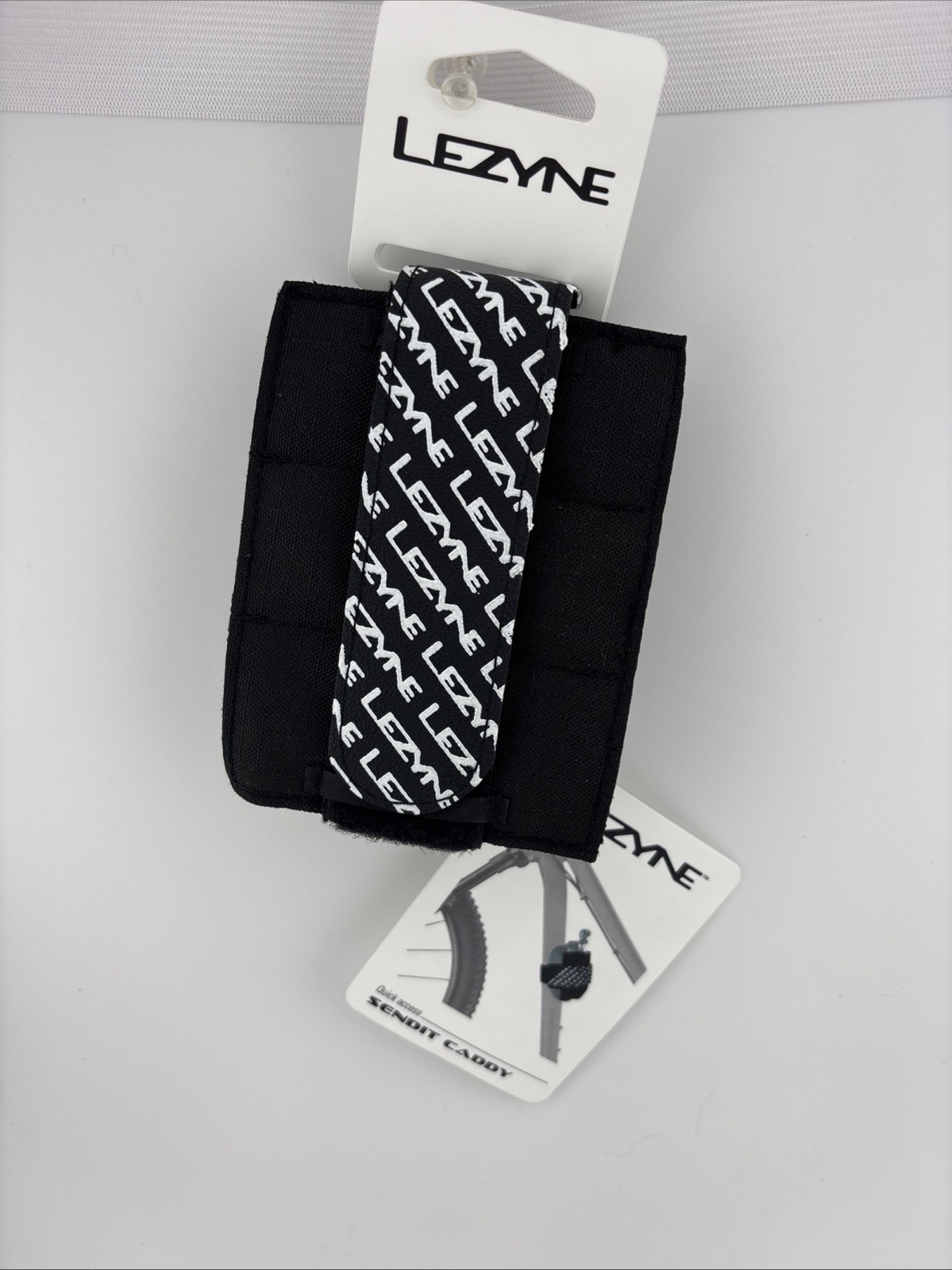 NEW Lezyne Sendit Caddy Saddle Bag Black MTB Enduro Tool Wra