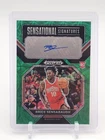 BRICE SENSABAUGH 2025-26 PRIZM DRAFT GREEN CHOICE ROOKIE AUTO #SS-BSS Q6992