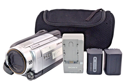 Sony HDR-XR500 Handycam HD Video Camera 120GB HDD Silver Tested Japanese only