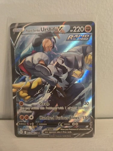 Pokémon TCG Rapid Strike Urshifu v TG20/TG30 Brilliant Stars