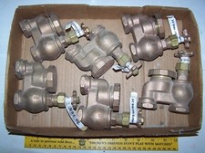 Lot Of 4 Rain Bird Brass Anti-siphon Valve 34 With Union 75asvul