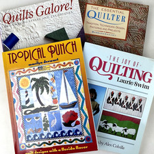 LOT 4 QUILTING BOOK Patterns Quilts Galore Florida Flavor Essential Sewing Vtg