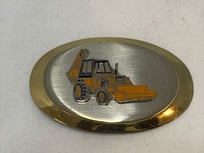 Vintage Tractor Belt Buckle Oval