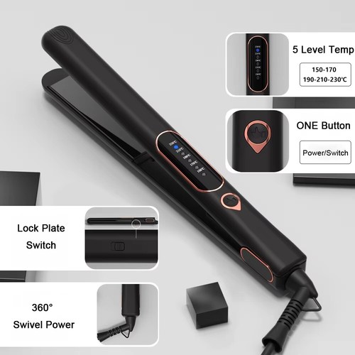 Winterverkauf Automatisch Curl&Straight 2in1 Twist Hair Glätteisen Lockenstab DE - Bild 14 von 17